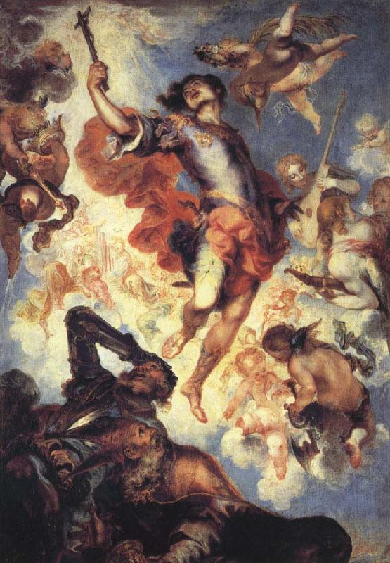 Francisco de Herrera the Younger Triumph of St.Hermengild oil painting image